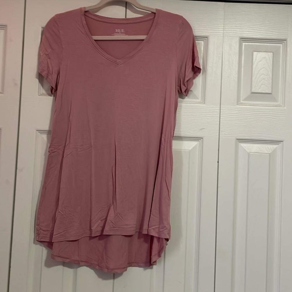 Hue short sleeve flowy shirt